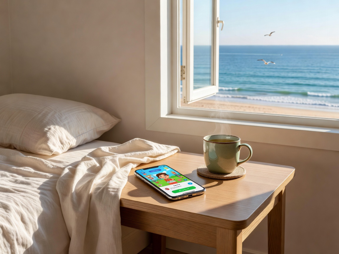 Phone Ocean Window
